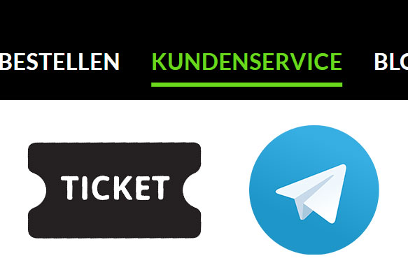 Kein E-Mail Support mehr! Telegram & Supporttickets